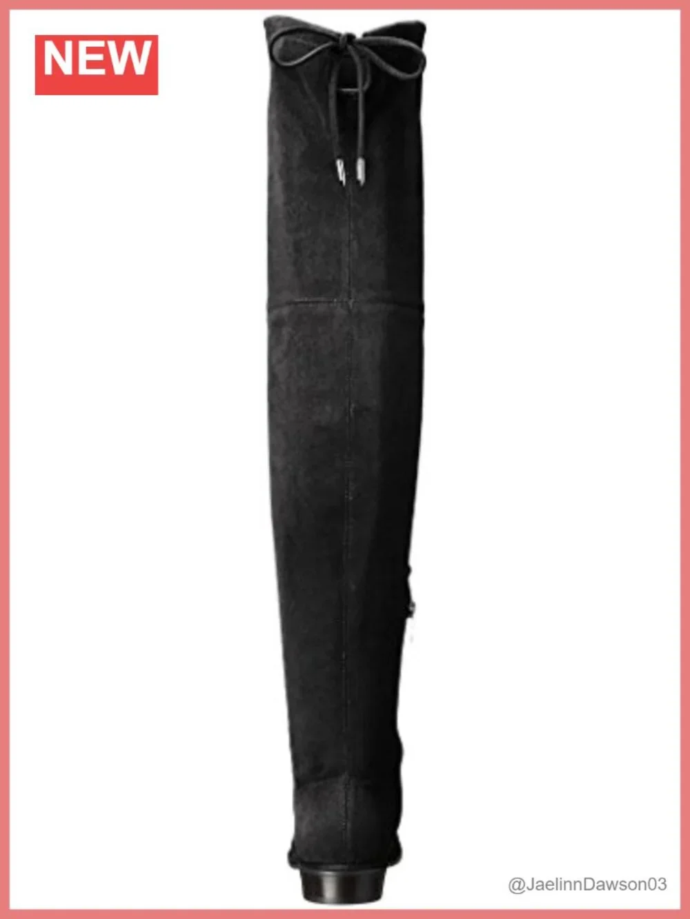 Marc Fisher Faux Suede Over-the-Knee Riding Boot Block Heel